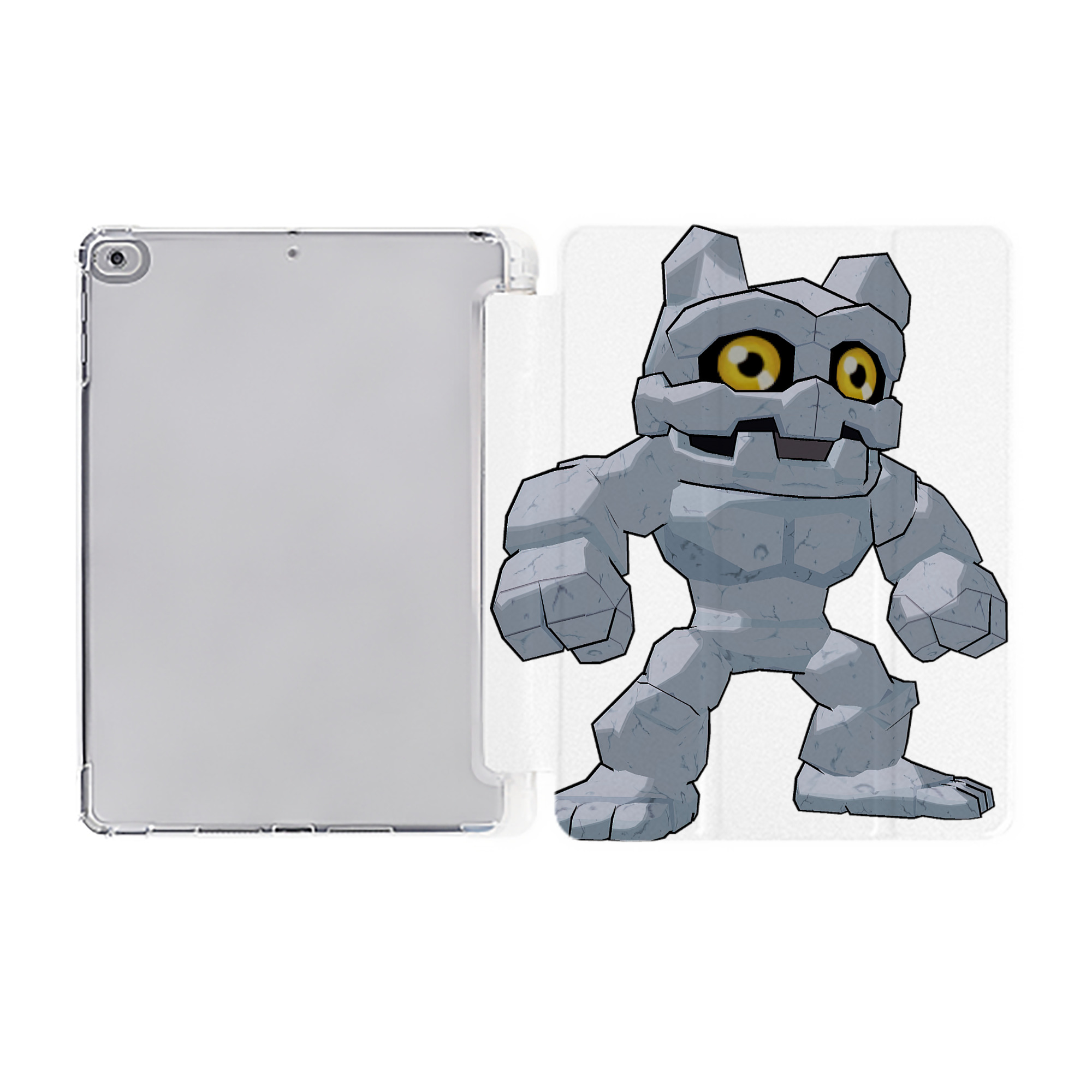 （画像用） Digimon デジタルモンスター/デジモン IPad ケース ペン収納付き 三つ折りスタンド PUレザー×シリコン 対応機種9.5/10.5/10.9インチ